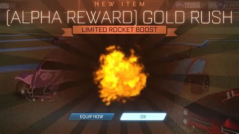 Gold Rush in Rocket League 